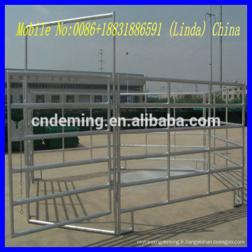 Panneaux de clôture à cheval à tuyaux galvanisés (usine et exportateur)